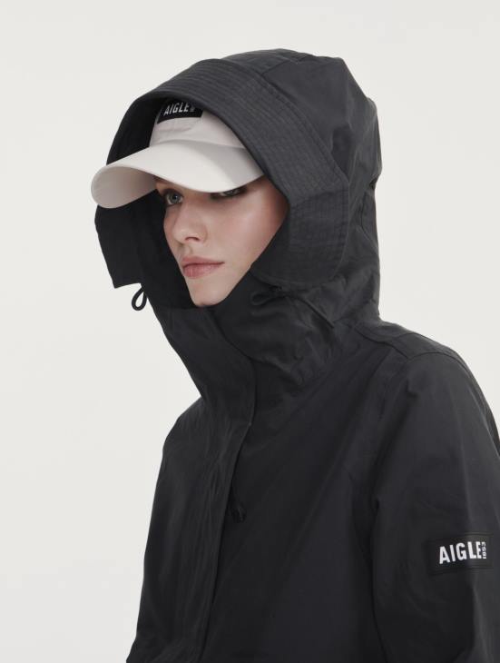 Жене ноир Aigle култни рибљи реп са кратким капуљачом мтд Одећа PTJX433