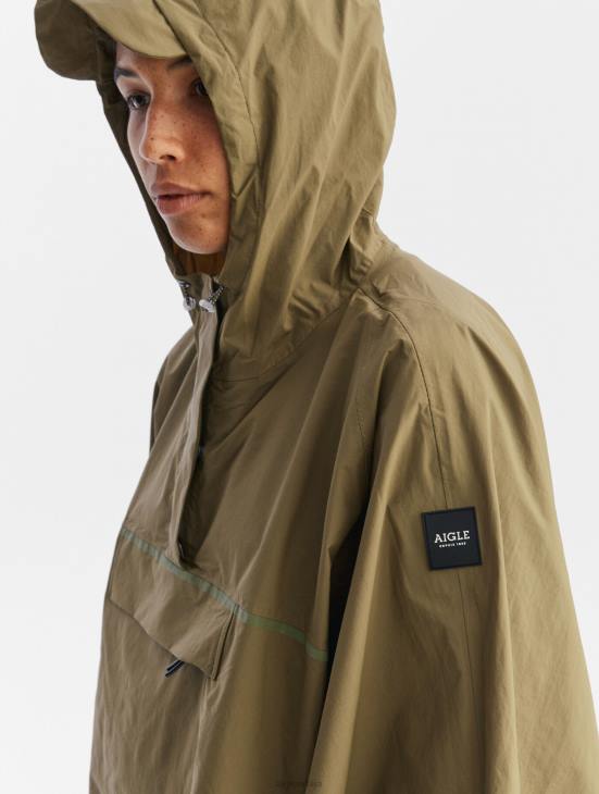Жене каки Aigle водоотпорни пончо за бициклисте Одећа PTJX670