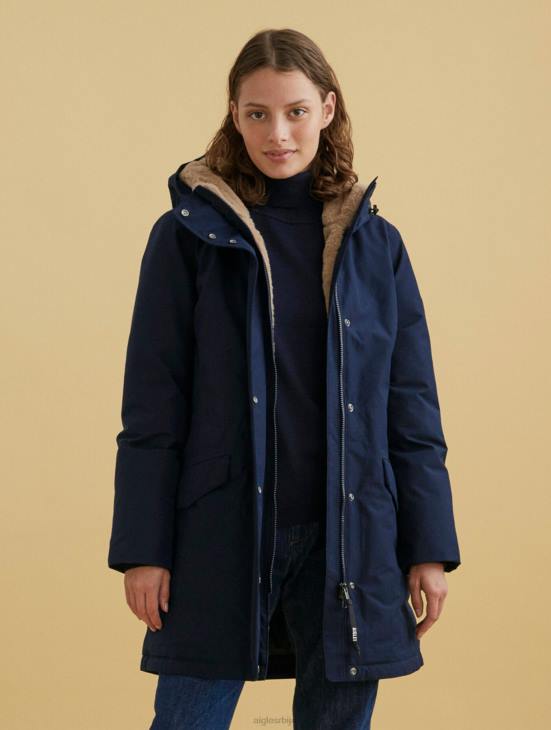 Жене марине Aigle веома топла парка и горе-текс Одећа PTJX714