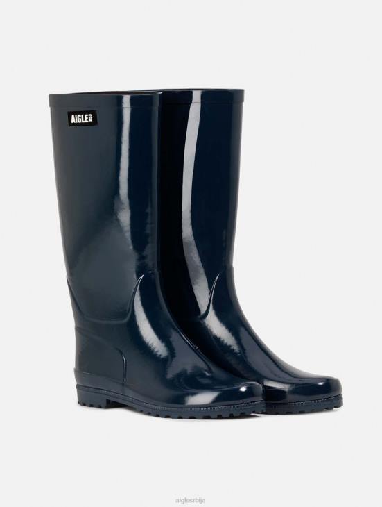 Жене марине Aigle патентиране чизме за кишу чизме PTJX534