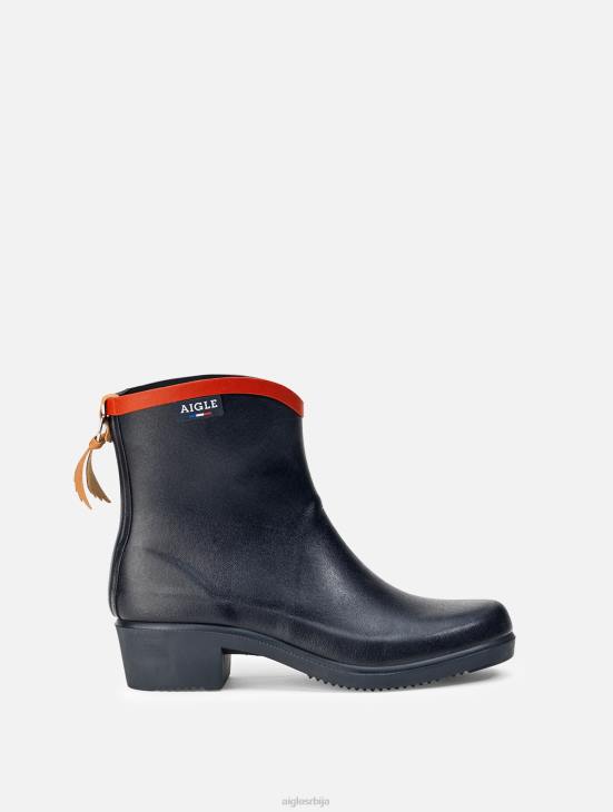 Жене маринац/роуге Aigle свестране глежњаче за кишу направљене у Француској чизме PTJX704