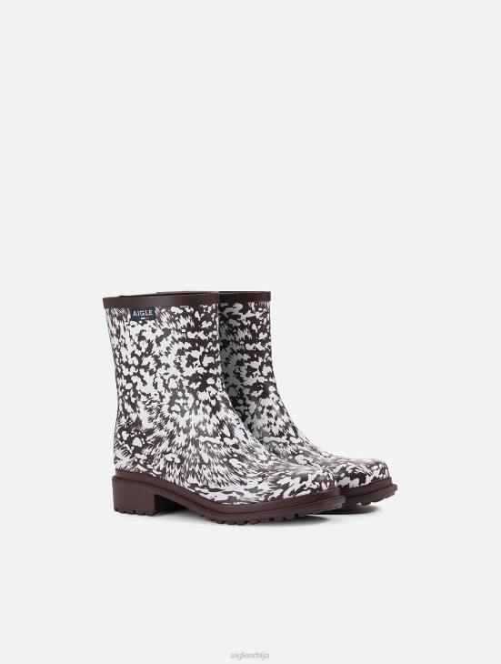 Жене фудге пр Aigle x Centre Pompidou чизме за кишу произведене у Француској чизме PTJX695
