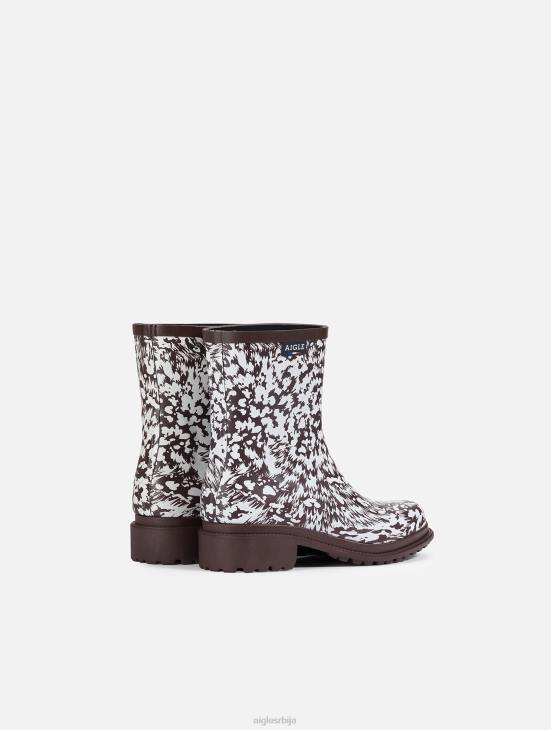 Жене фудге пр Aigle x Centre Pompidou чизме за кишу произведене у Француској чизме PTJX695