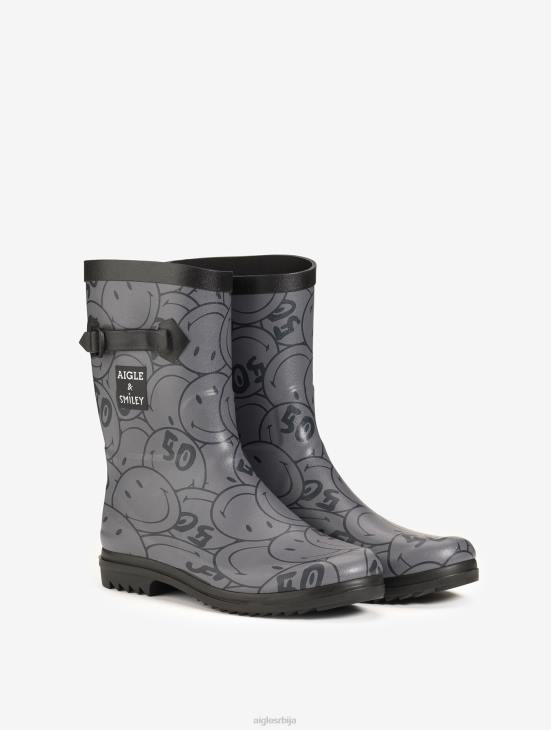 Жене Смајли Aigle x Smiley гумене чизме чизме PTJX646