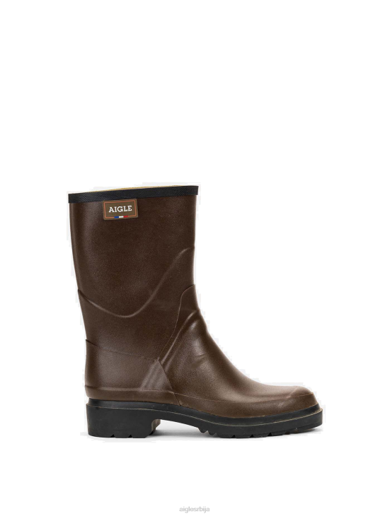 мушкарци маррон Aigle кишне чизме произведене у Француској чизме PTJX229